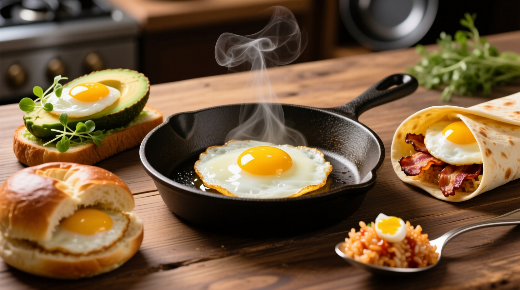 delicious ways eat fried eggs