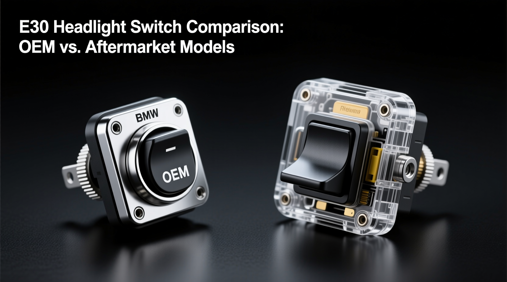 e30 headlight switch comparison