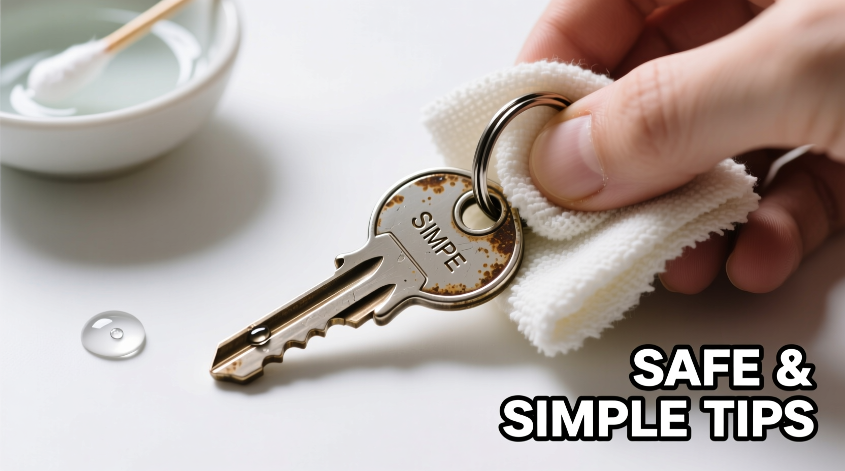 safe and simple tips to clean your metallic keychain without causing damage