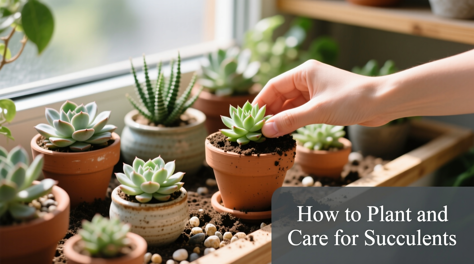 how to plant and care for succulents