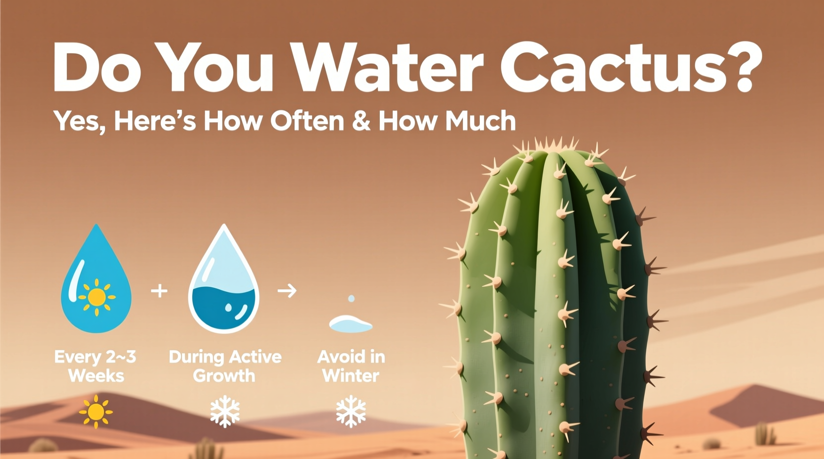 do you water cactus