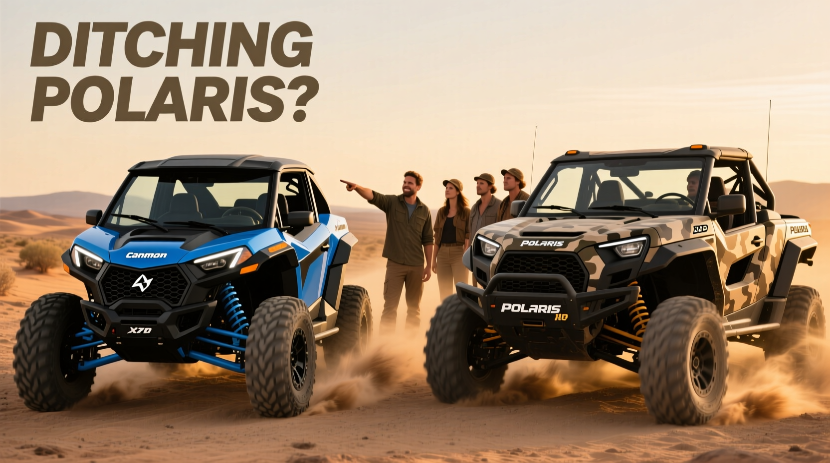 can am commander vs polaris general are people ditching polaris