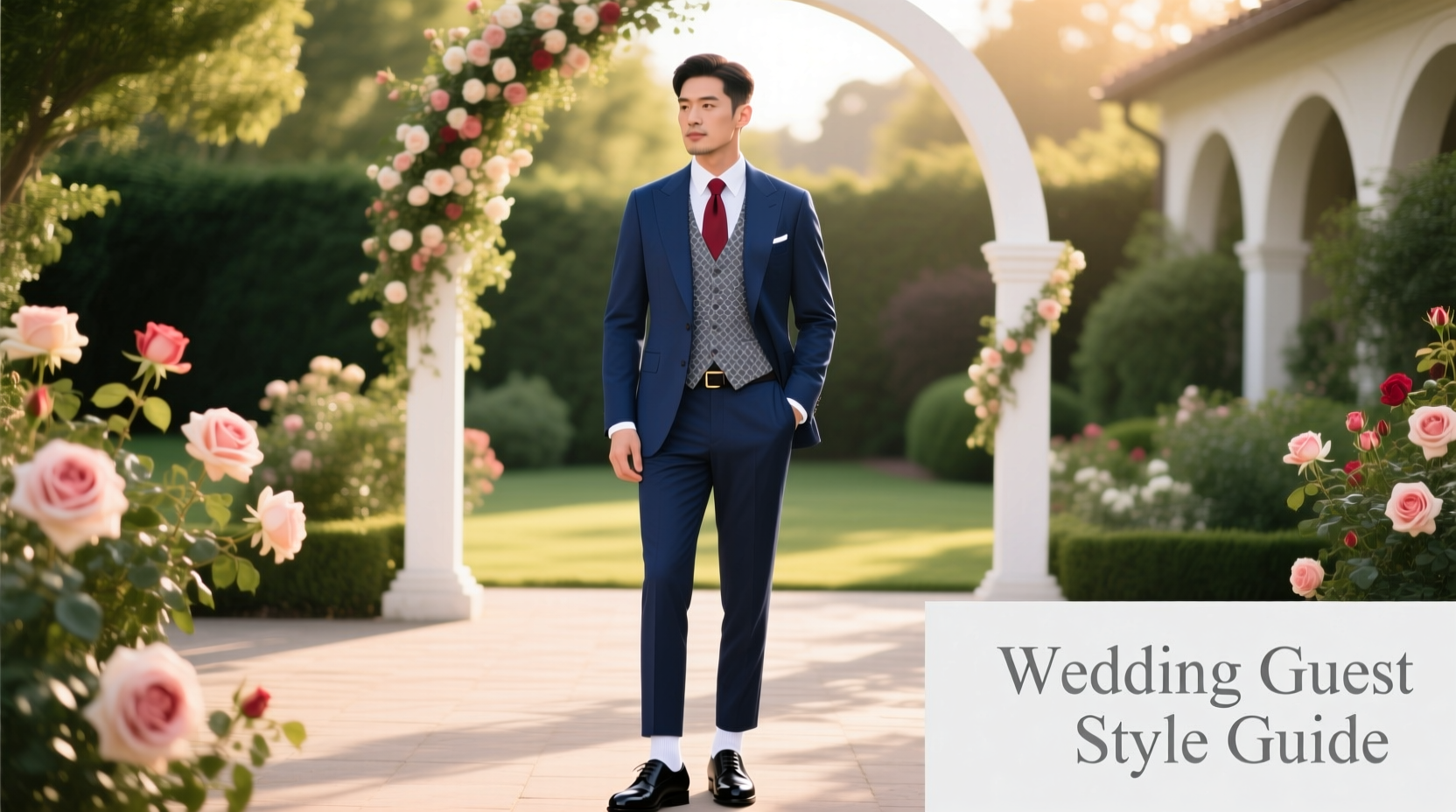 what to wear to a wedding as a guest male