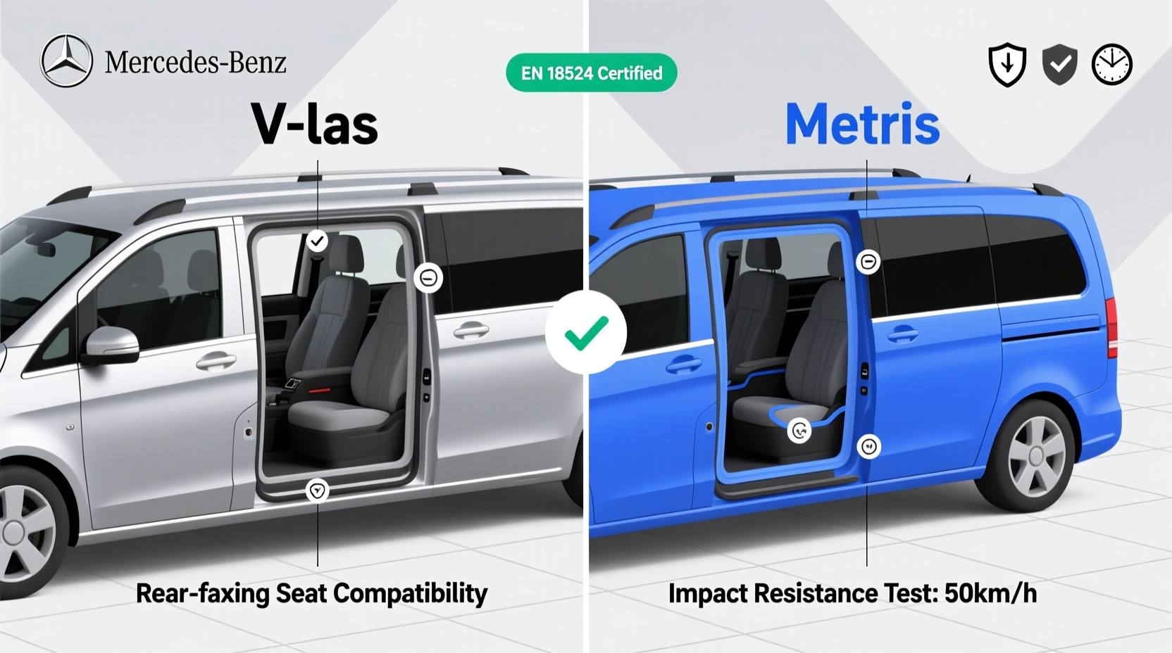 v class vs metris child safety partition