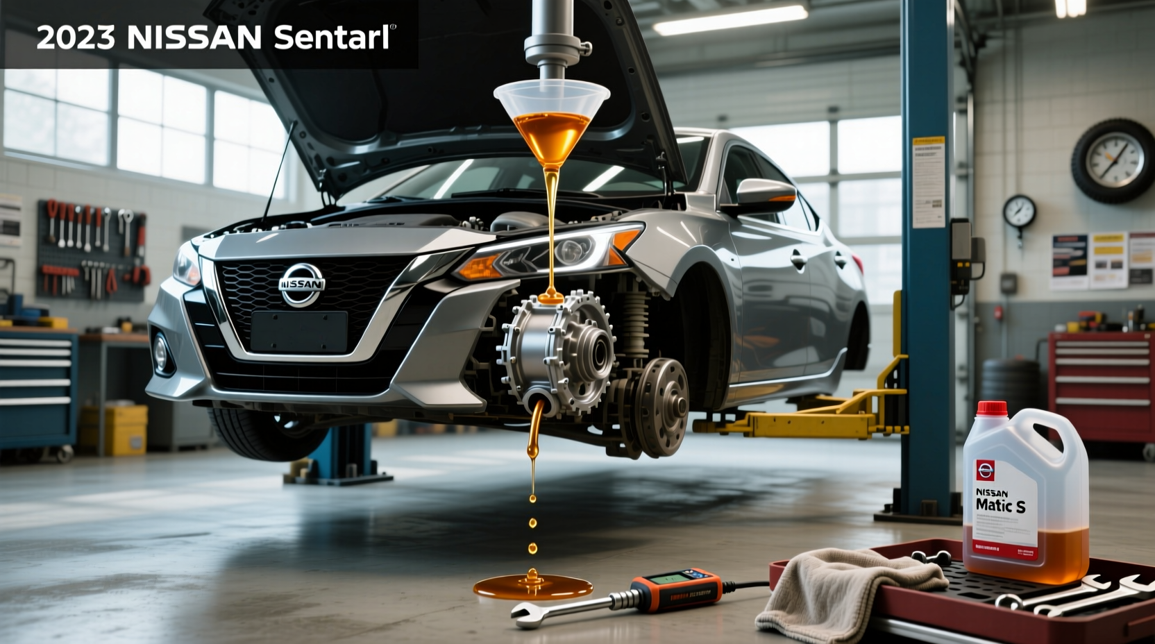 How to Check and Change Nissan Sentra Transmission Oil