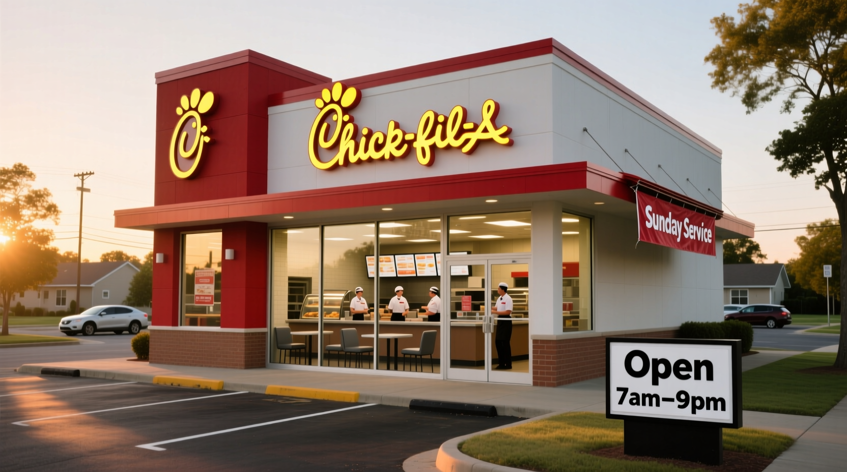 is chik fil a open on sundays