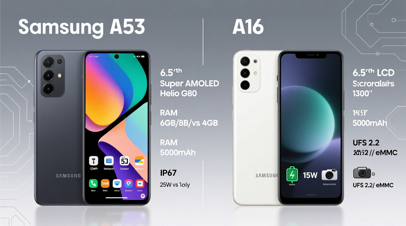 samsung a53 vs a16 is it worth upgrading or is the a16 good enough