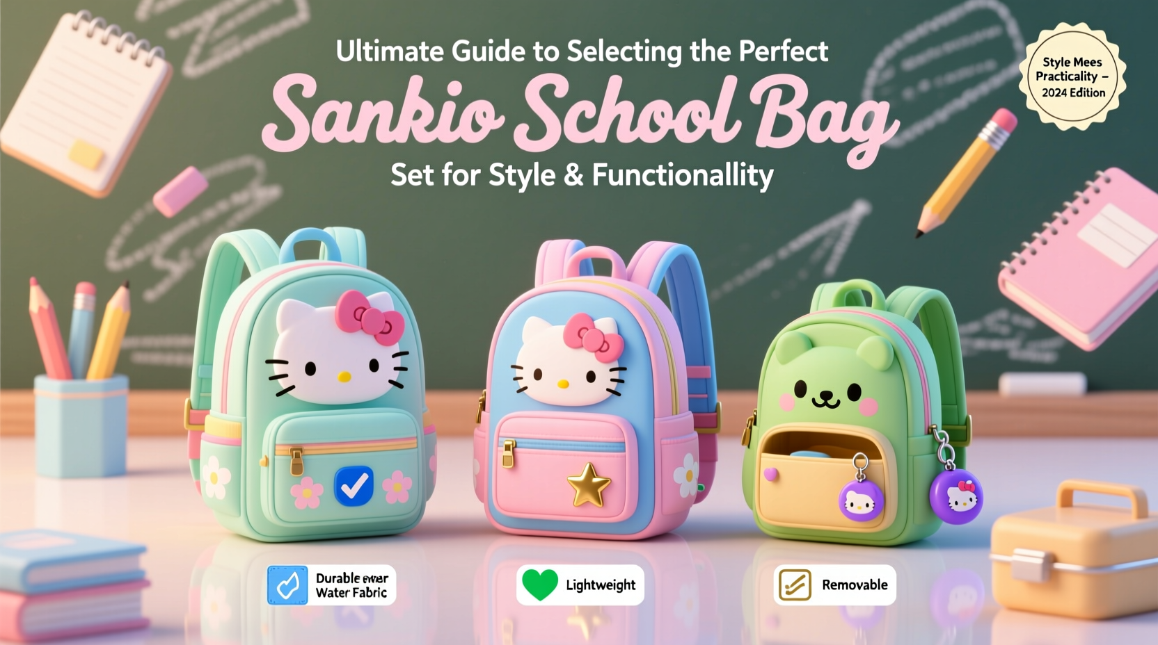 ultimate guide to selecting the perfect sanrio school bag set for style and functionality