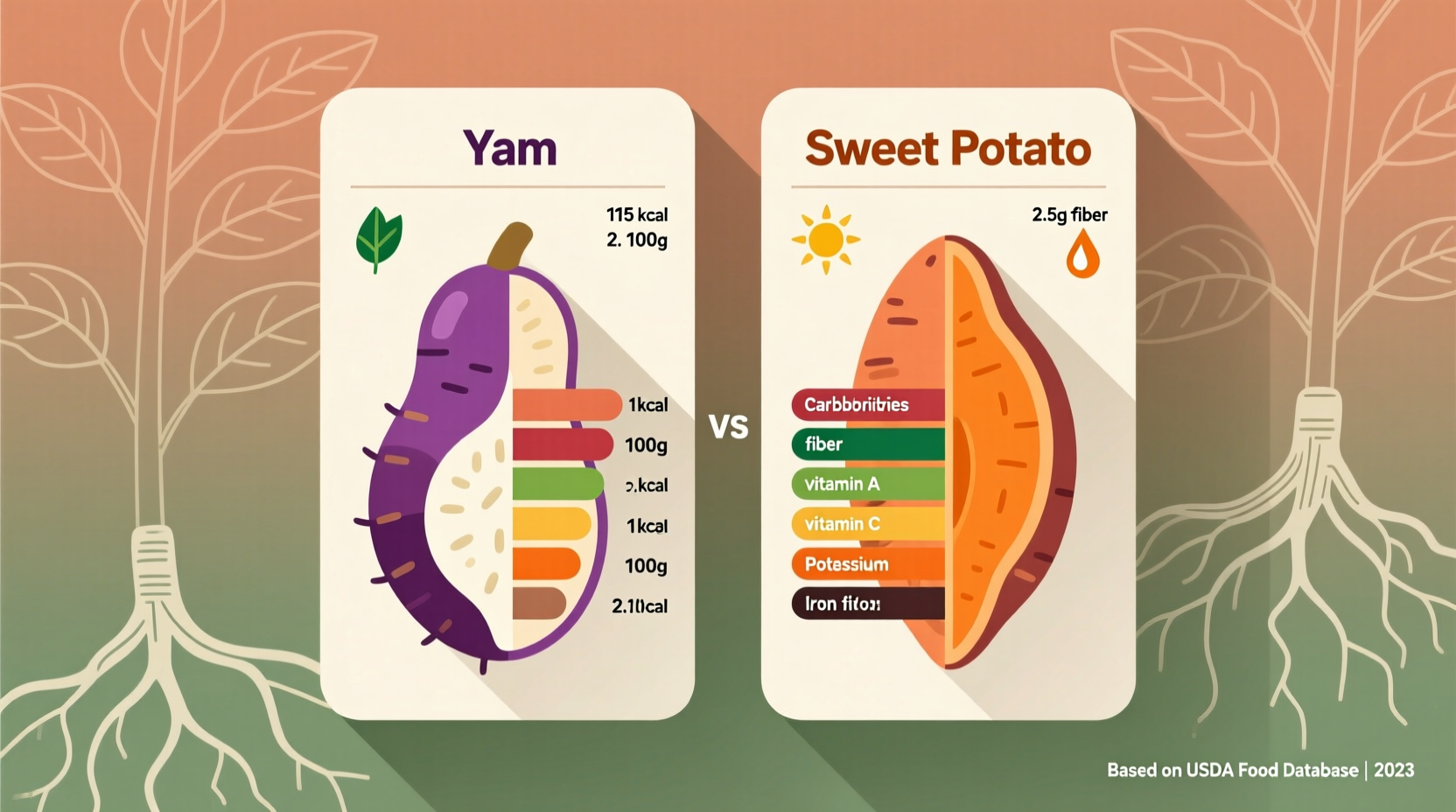 Yam vs Sweet Potato Nutrition: Evidence-Based Comparison