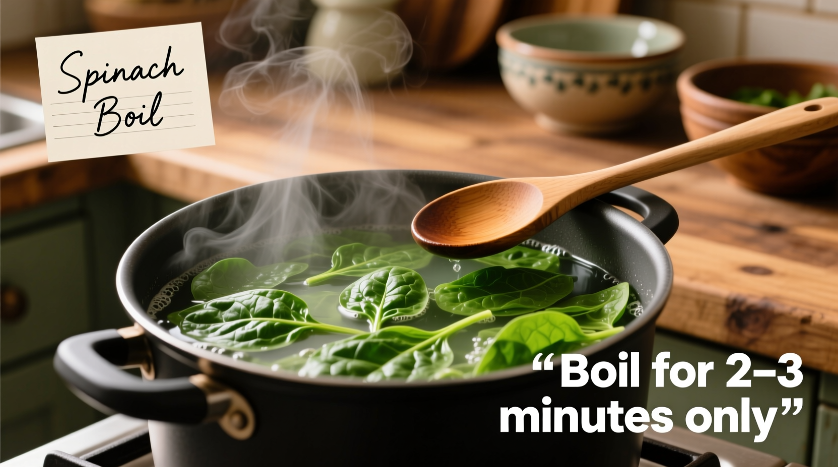 How to Boil Spinach: Perfect Method in 5 Minutes