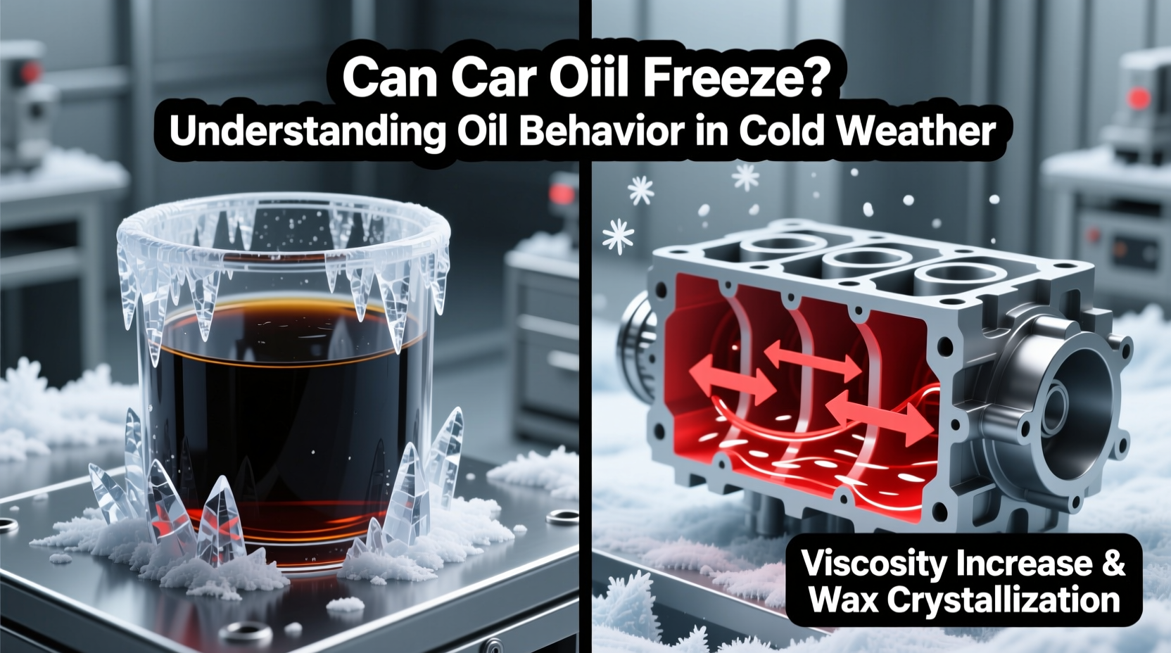 can car oil freeze