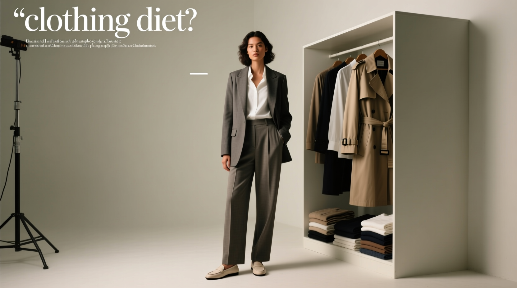 challenge yourself to a clothing diet to trim your shop