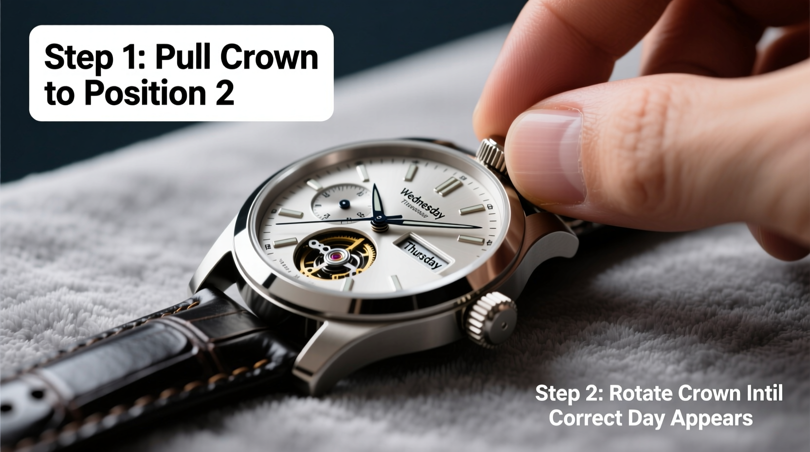 mastering watch adjustments a step by step guide to changing the day on your watch