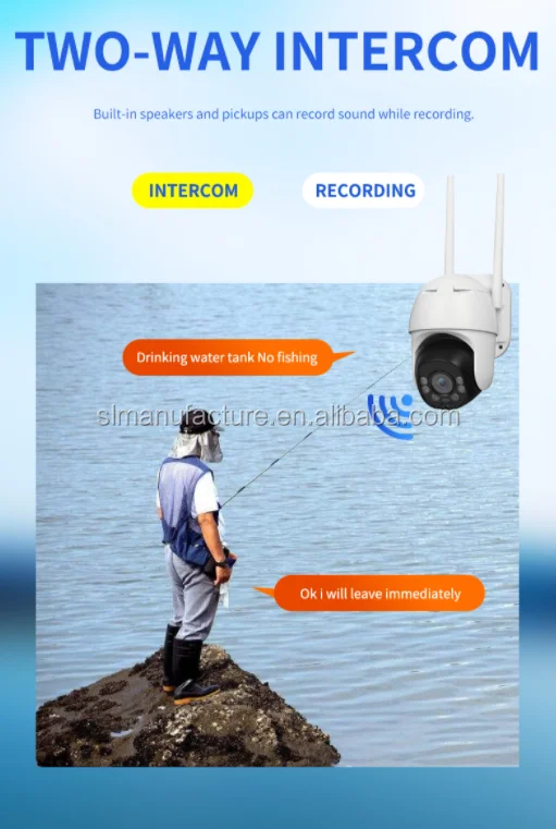 Silu YN90-4G Outdoor Wireless 4G security IP Camera with SIM Card SD Card Slot CCTV low power microwave solar camera
