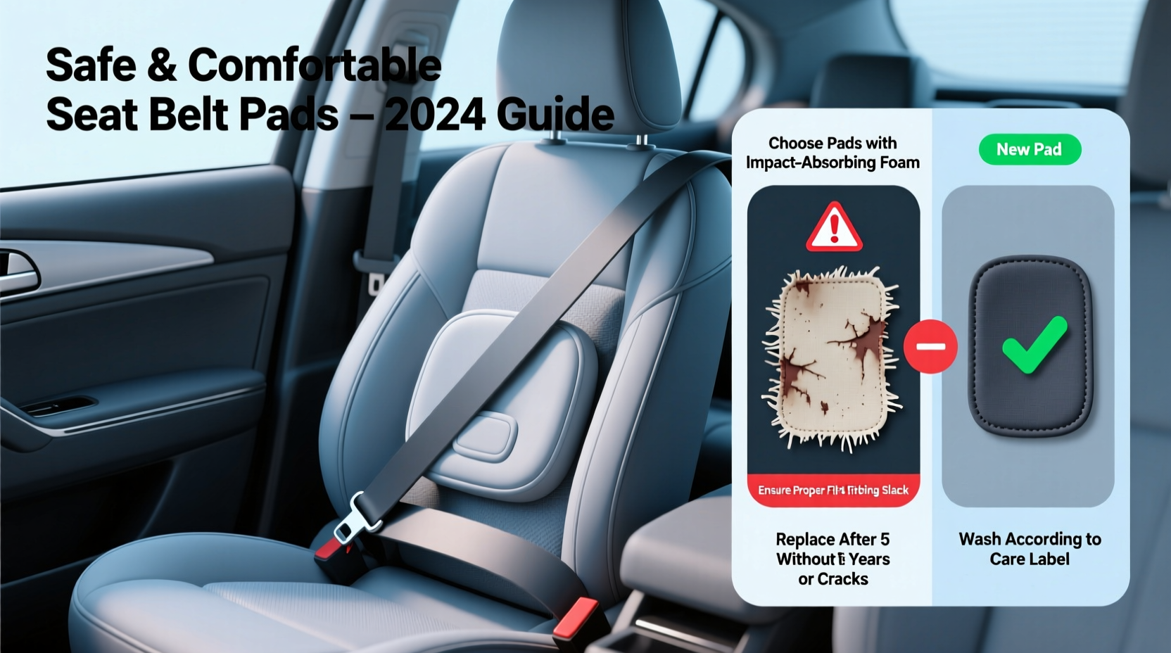 how to choose and maintain safe car seat belt pads for maximum protection and comfort