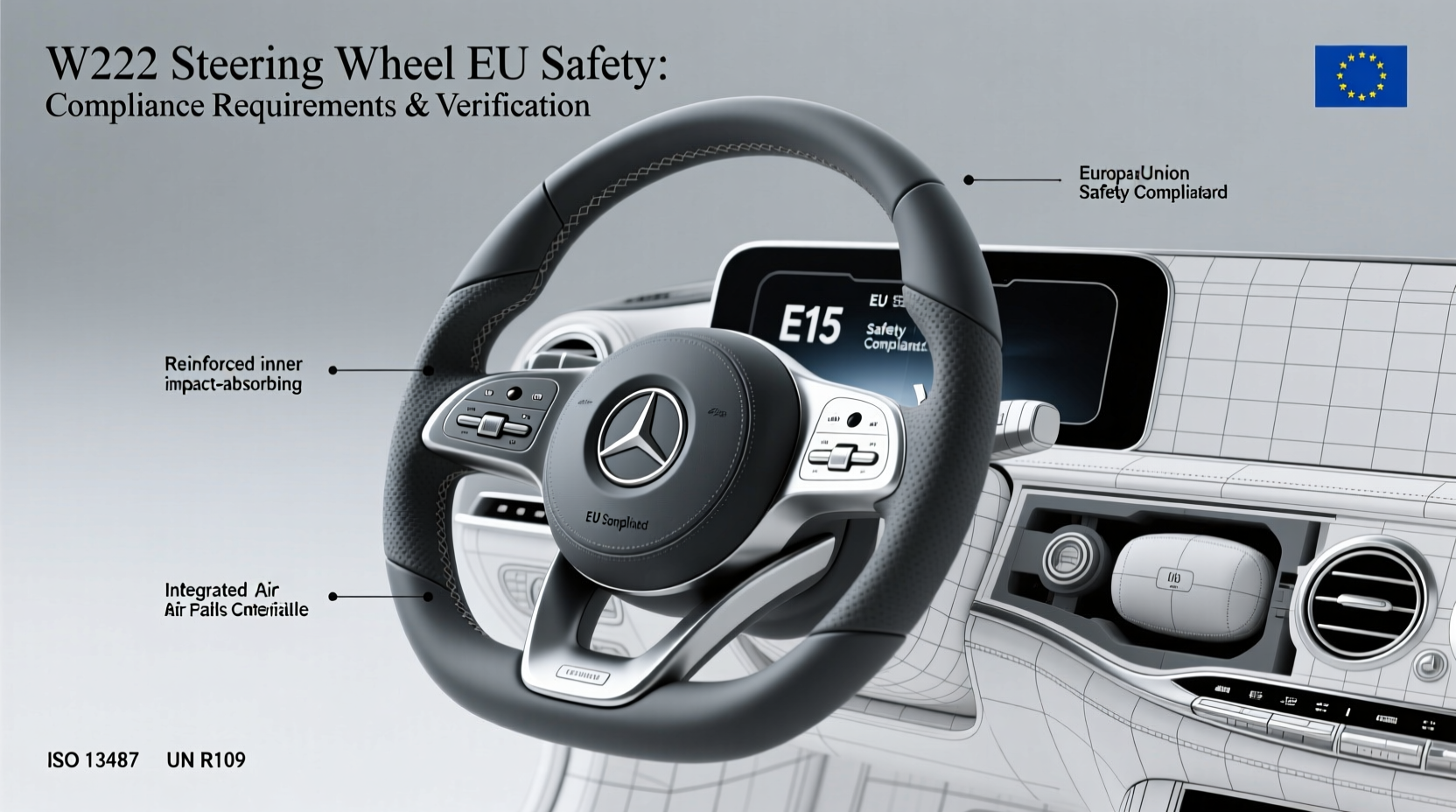 w222 steering wheel eu safety