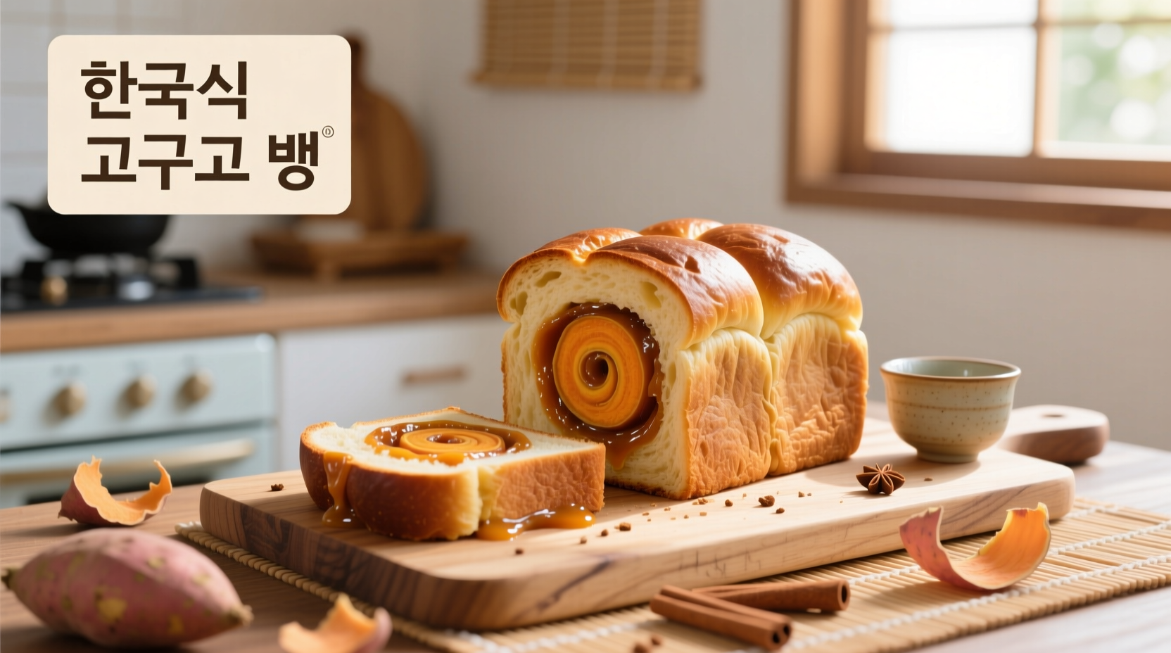 sweet potato bread korean