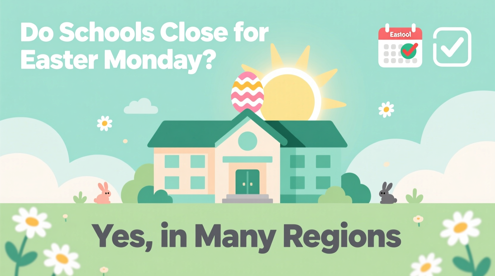 do schools close for easter monday