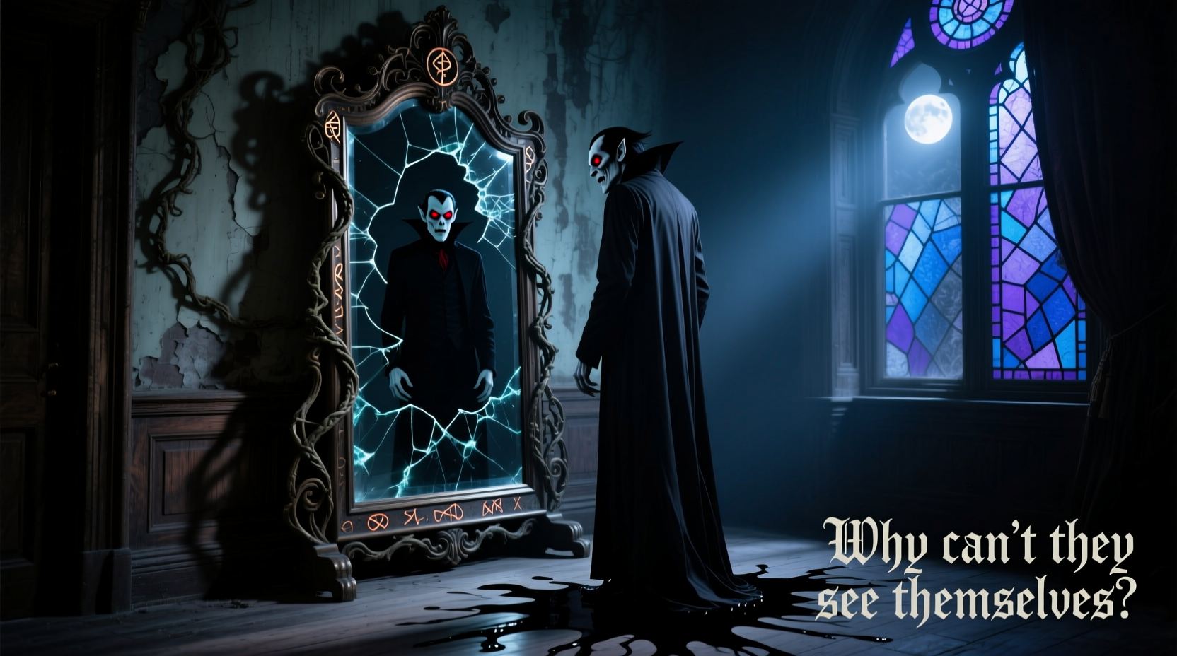 vampire reflections why cant they see themselves in mirrors