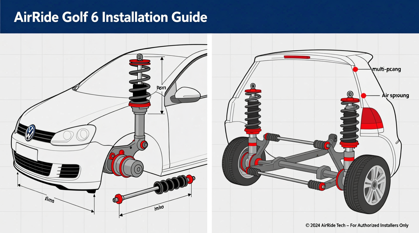 airride golf6 installation guide