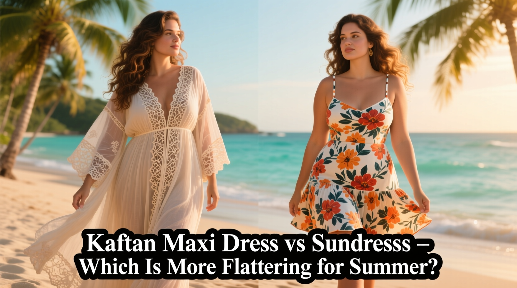 kaftan maxi dress vs sundress which one is actually more flattering for summer