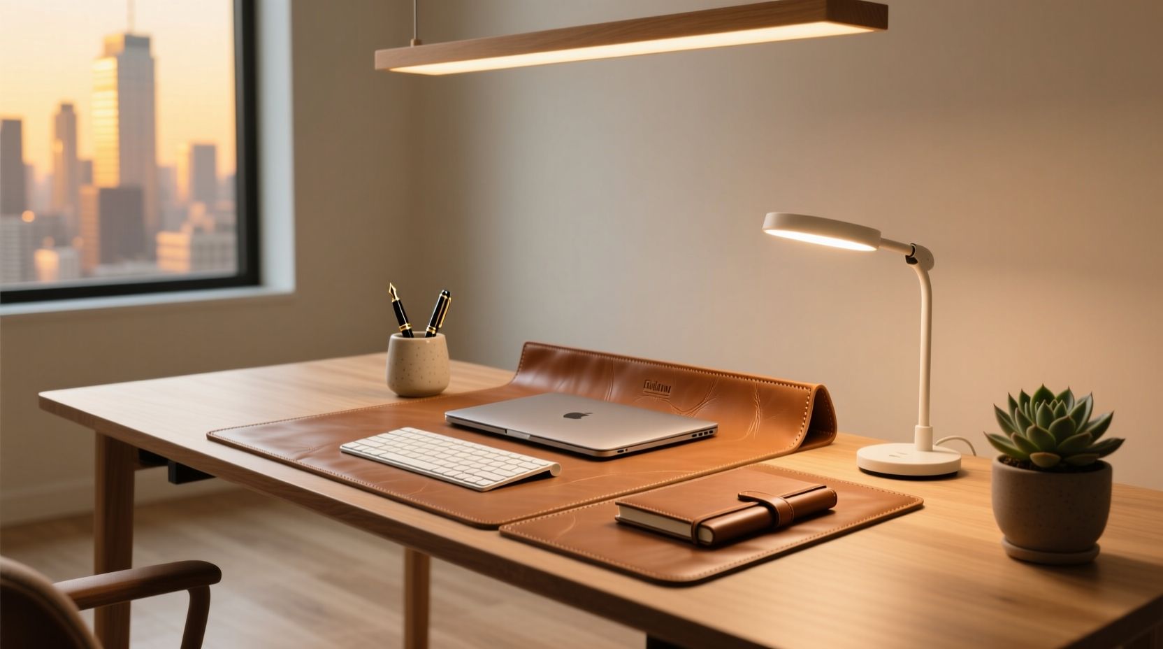 maximize productivity and style how to organize your desk using a leather mat