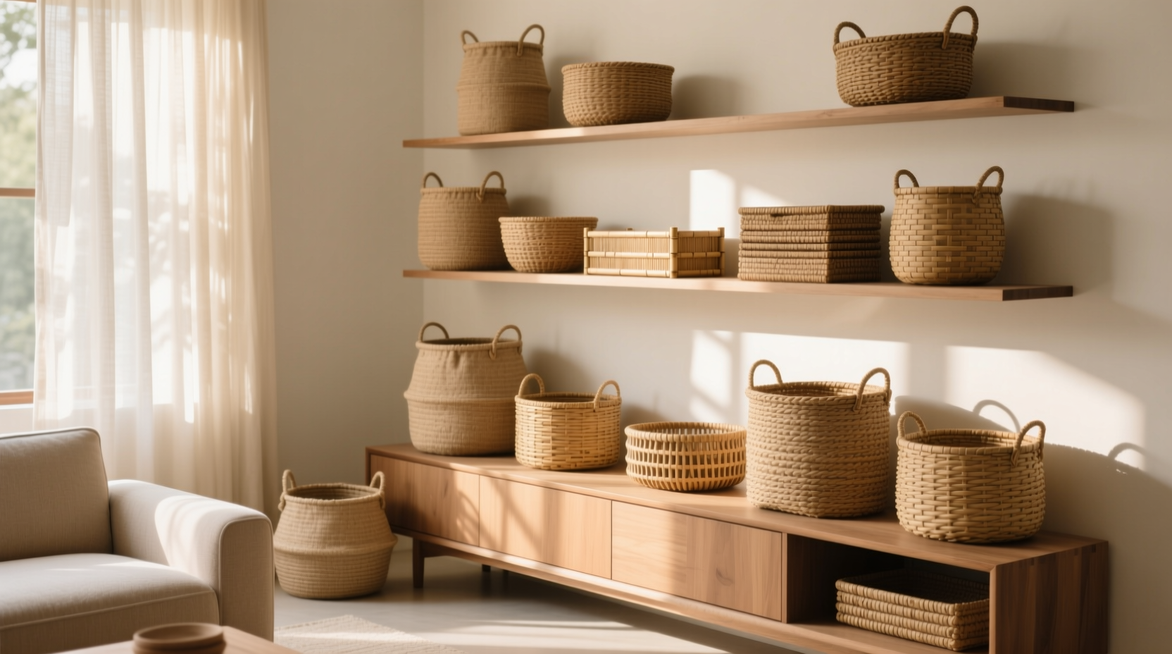 storage solutions using baskets