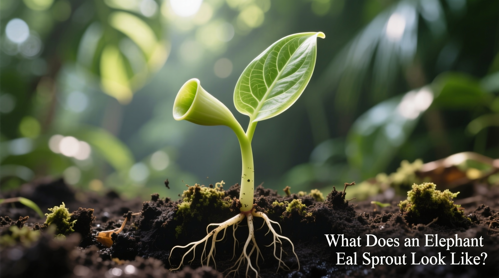 What Does an Elephant Ear Sprout Look Like?