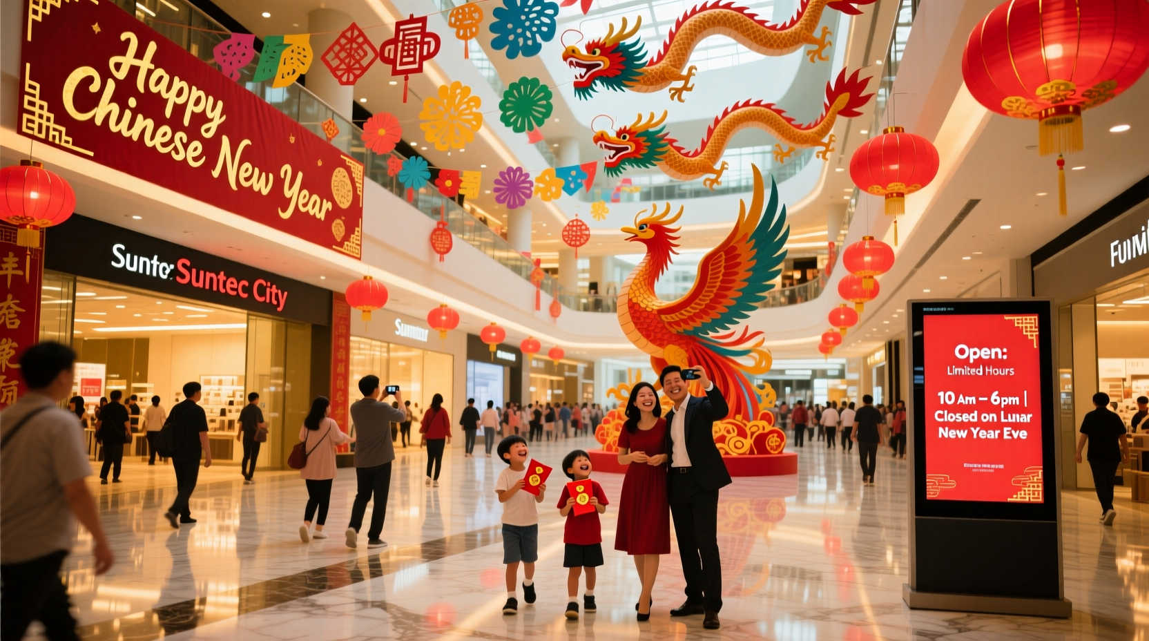 is suntec open on chinese new year