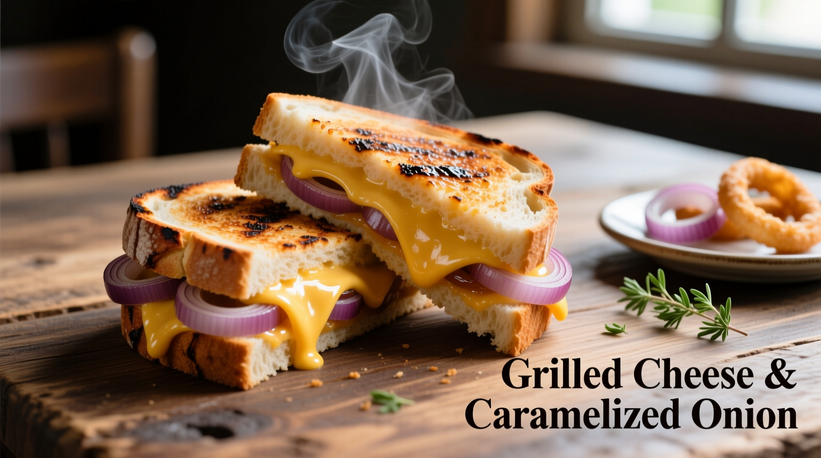 cheese onion sandwich