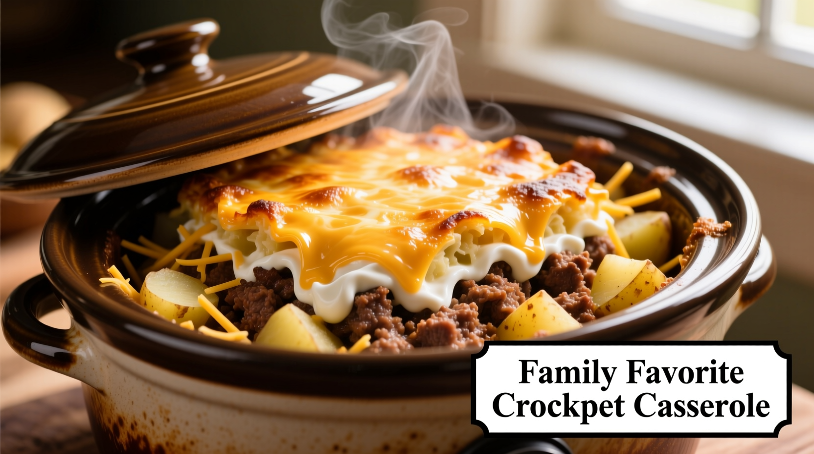 Perfect Crockpot Hamburger Potato Casserole Recipe | Easy Meal