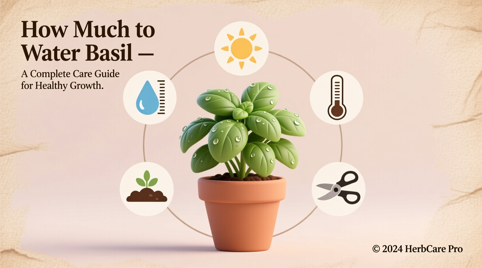 how much to water basil