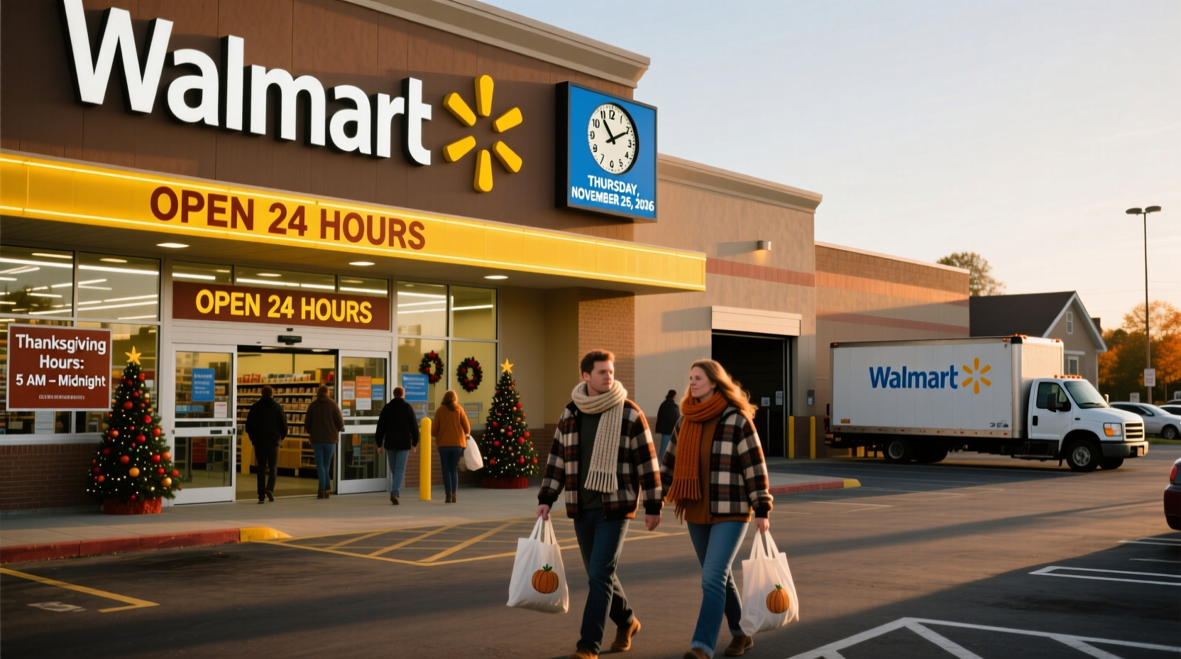 is walmart open on thanksgiving 2026 usa