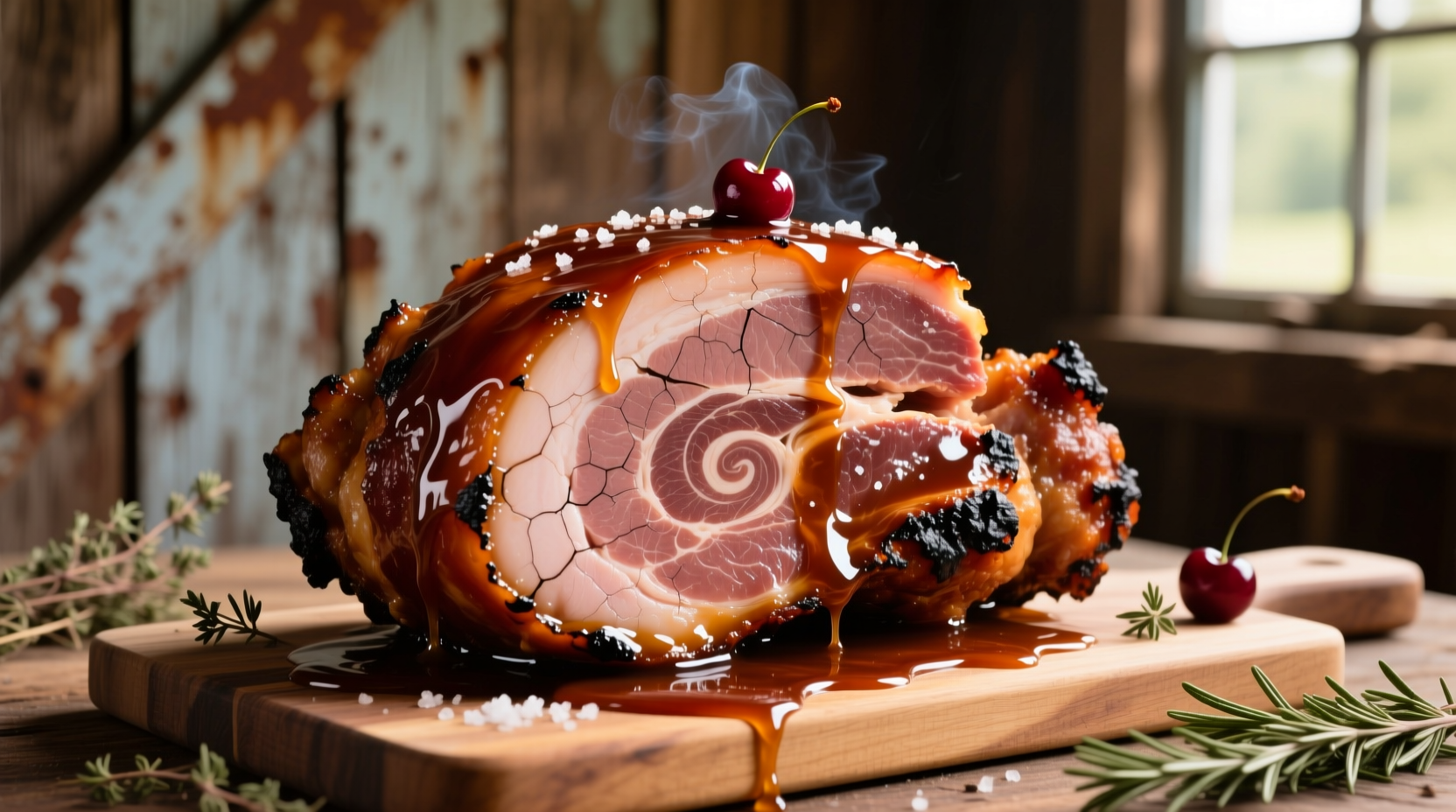 cherry coke glazed country ham recipe