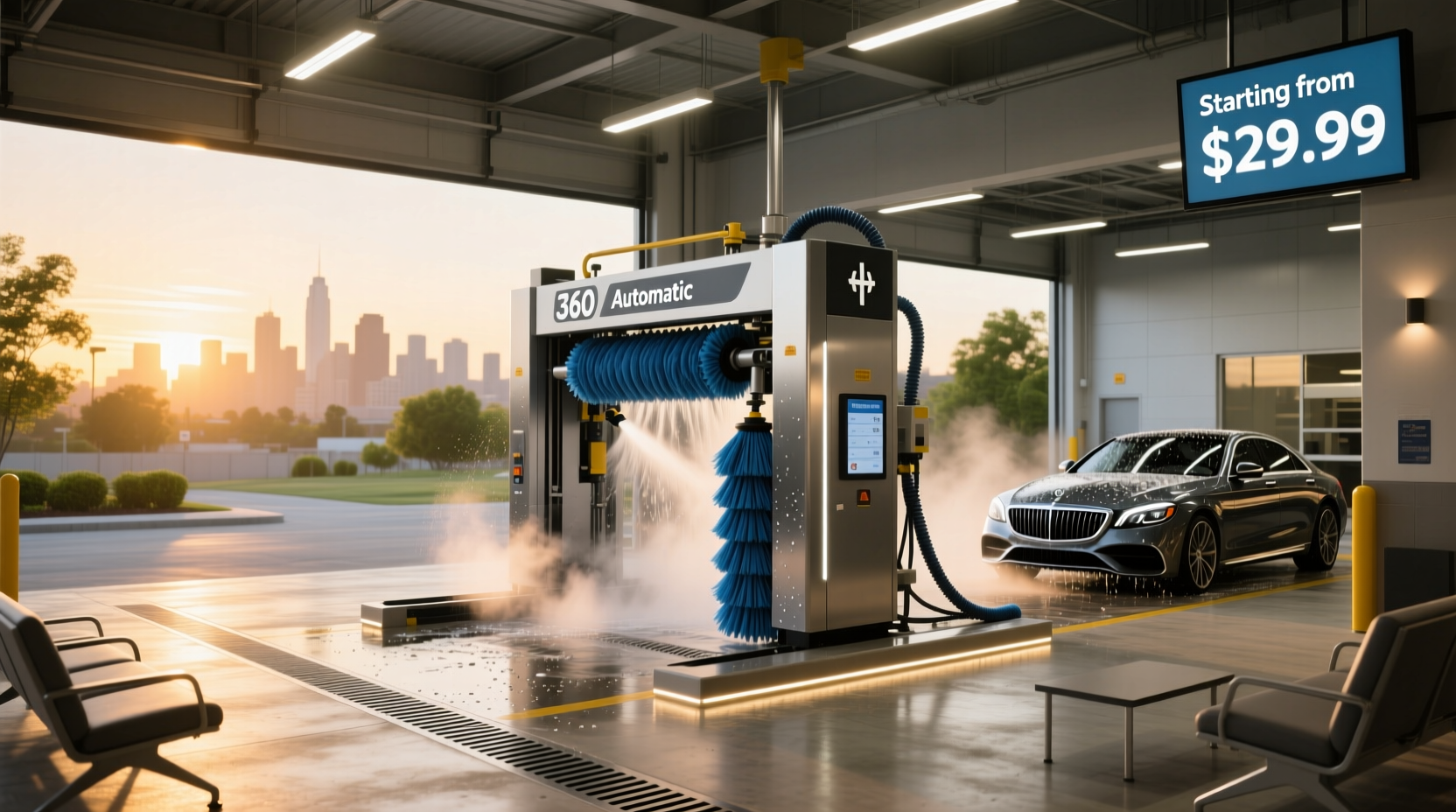 360 automatic car wash machine price guide