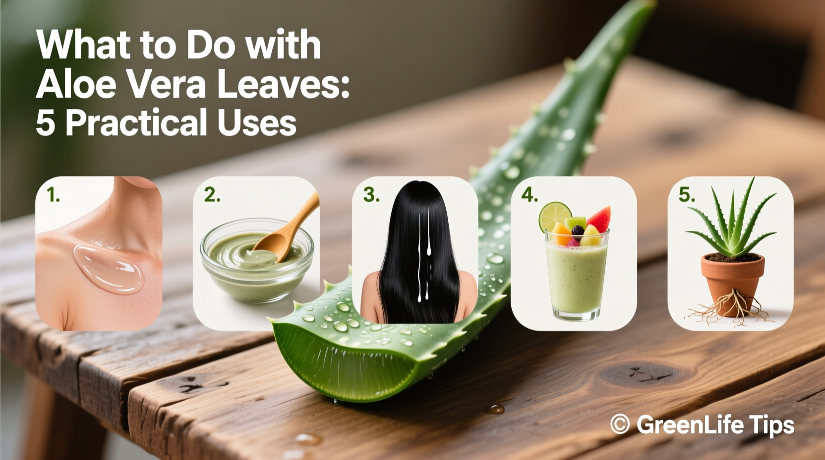 What to Do with Aloe Vera Leaves: 5 Practical Uses