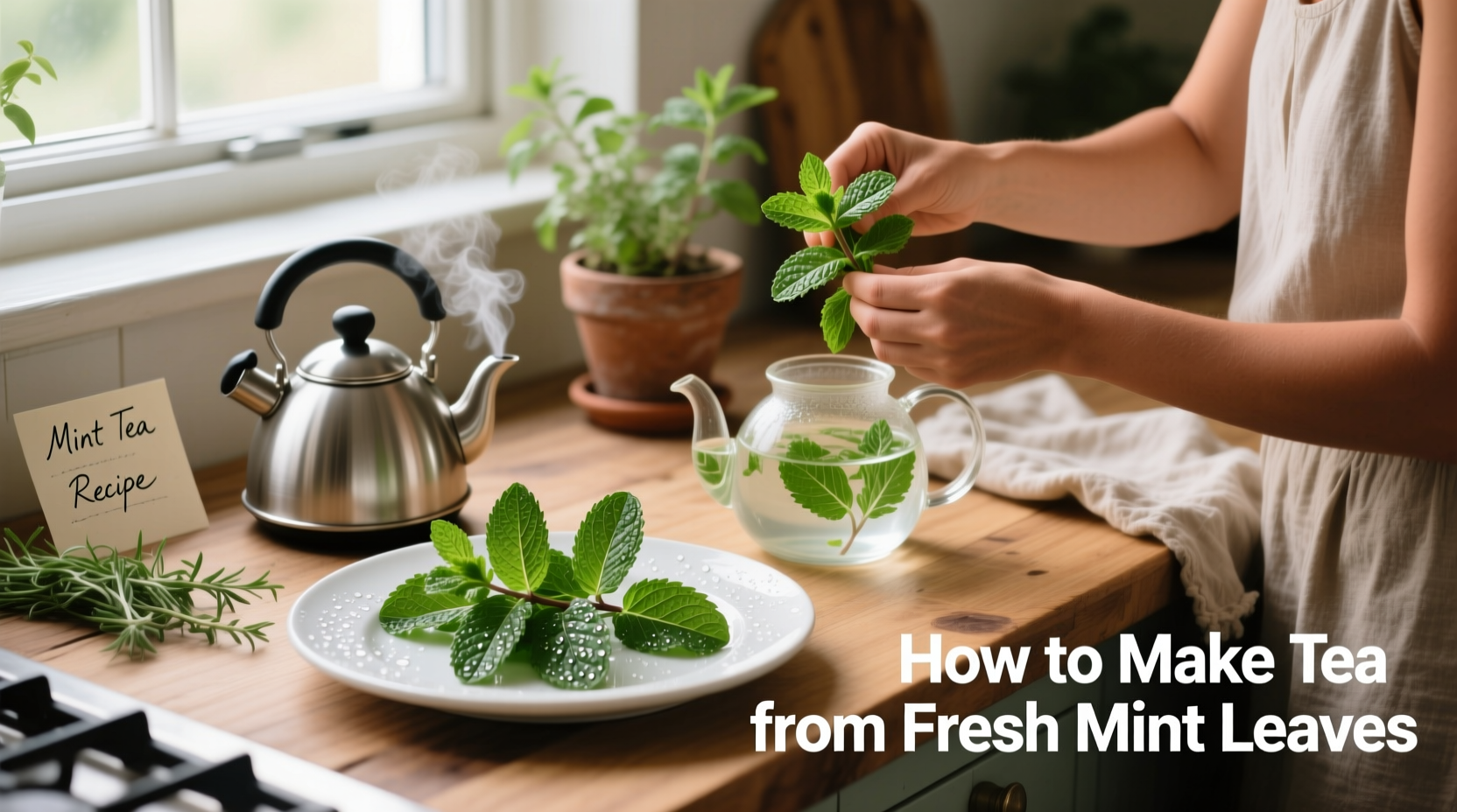 how to make tea from fresh mint