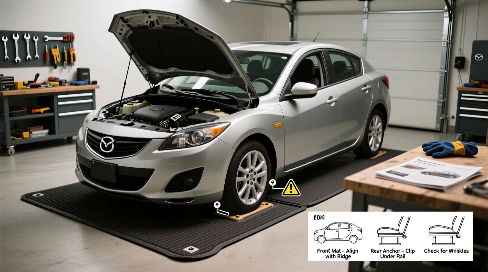 How to Install Floor Mats in a 2010 Mazda 3 Safely & Correctly