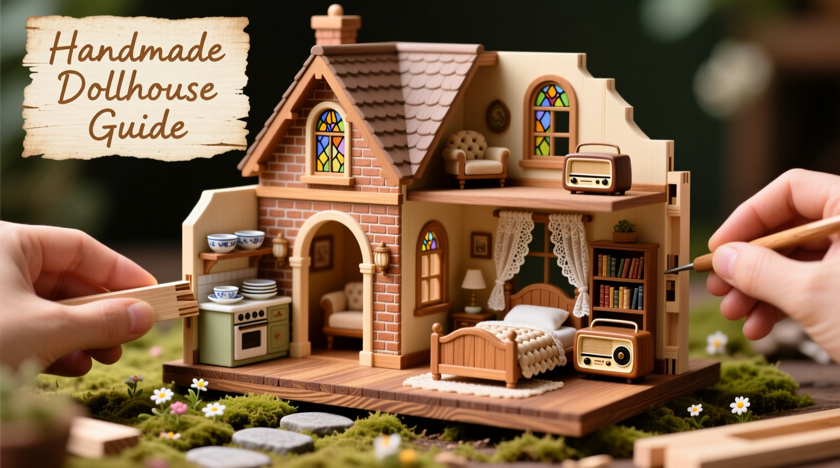 step by step guide to crafting a beautiful handmade dollhouse from scratch