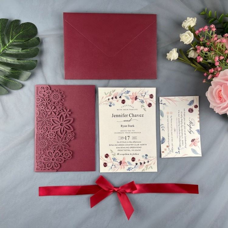 how to write a date on a wedding invitation