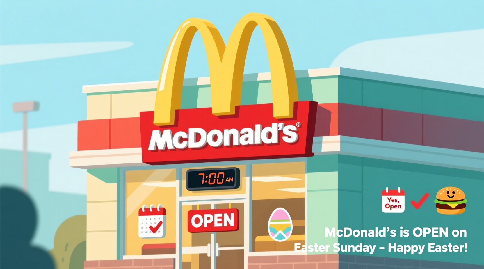 are mcdonalds closed on easter