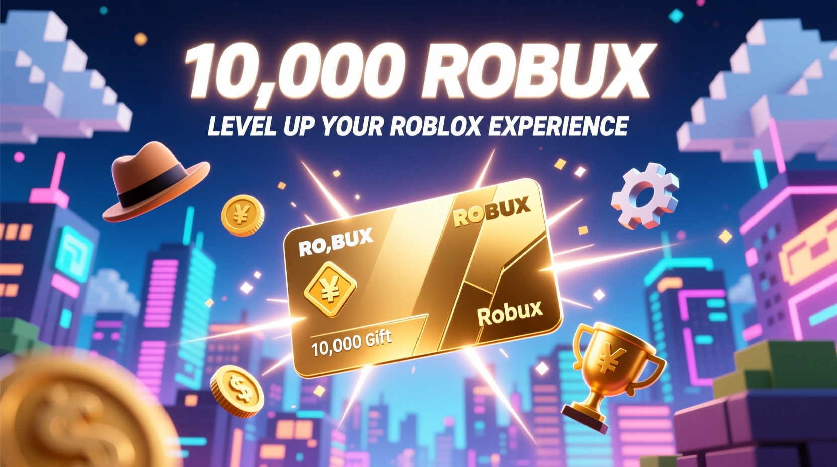 Get 10000 Robux Gift Card Level Up Your Roblox Experience