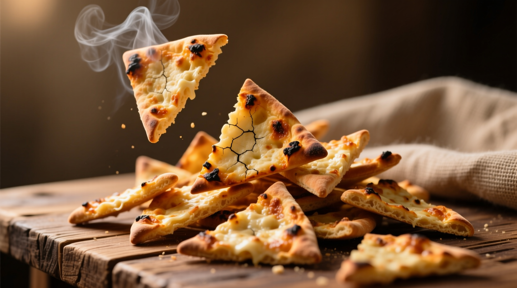 pizza croutons