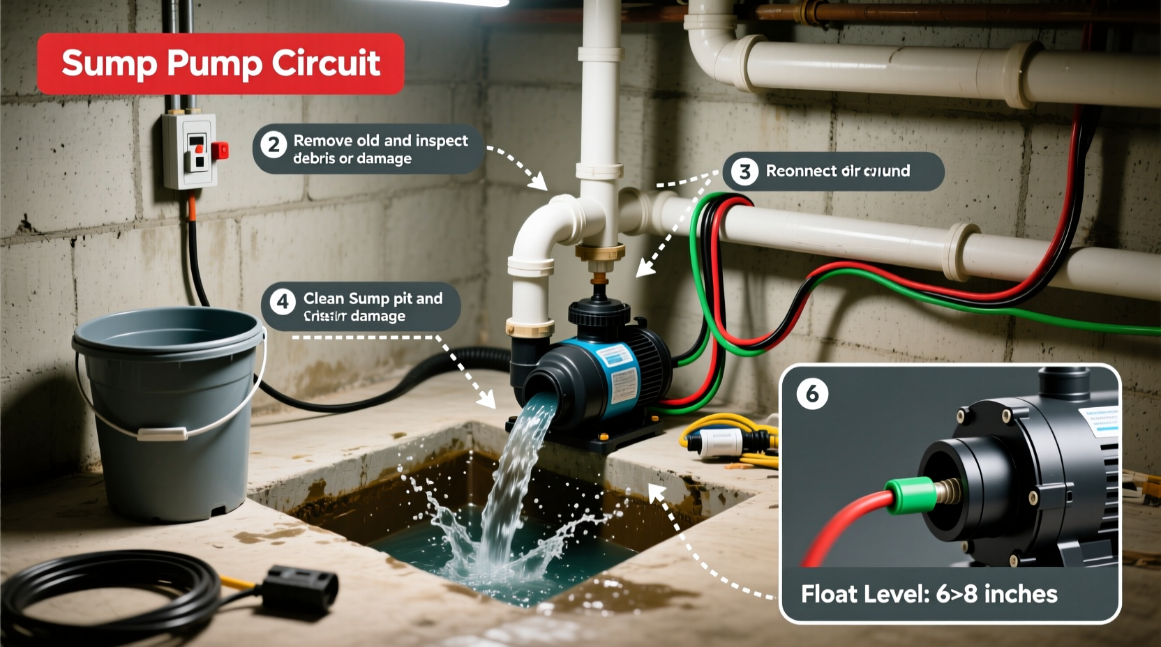 step by step guide to changing a sump pump safely and efficiently