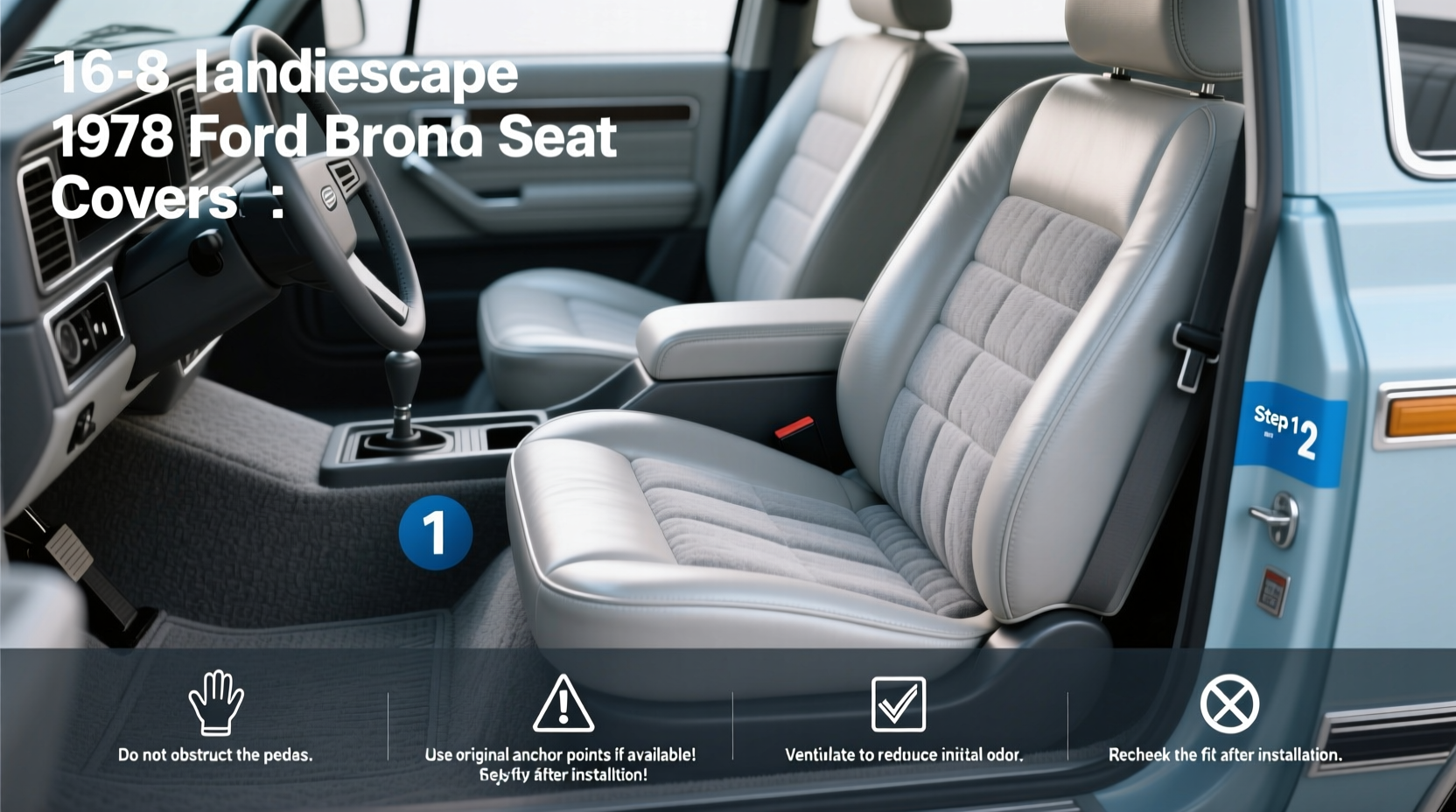 1978 Ford Bronco Seat Covers Buying Guide