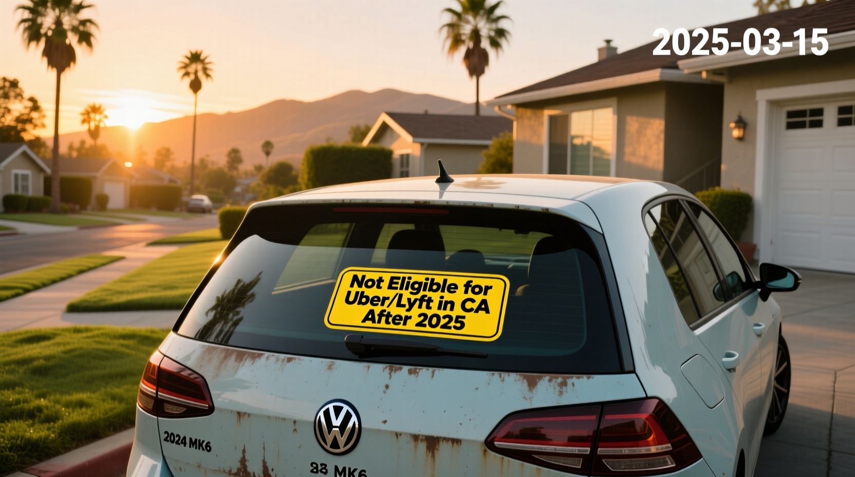 mk6 golfer uber lyft ca 2026