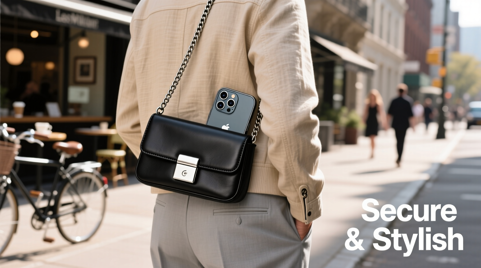 creative and secure ways to carry your iphone with a shoulder chain for everyday convenience
