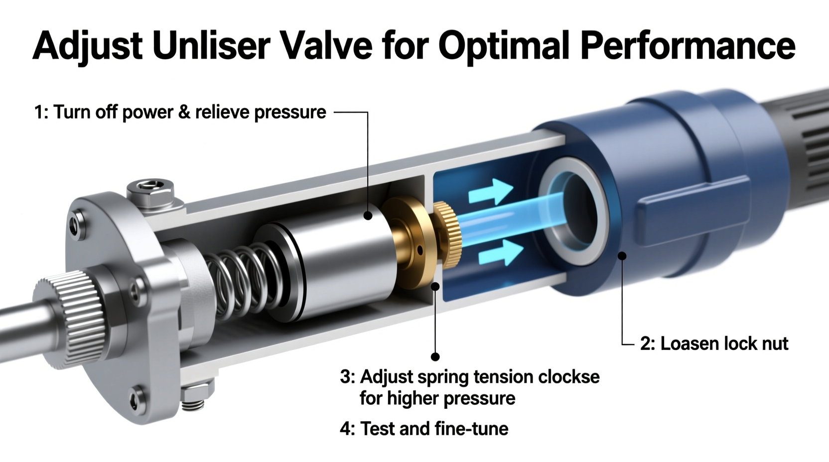 step by step guide to adjusting the unloader valve on your pressure washer for optimal performance