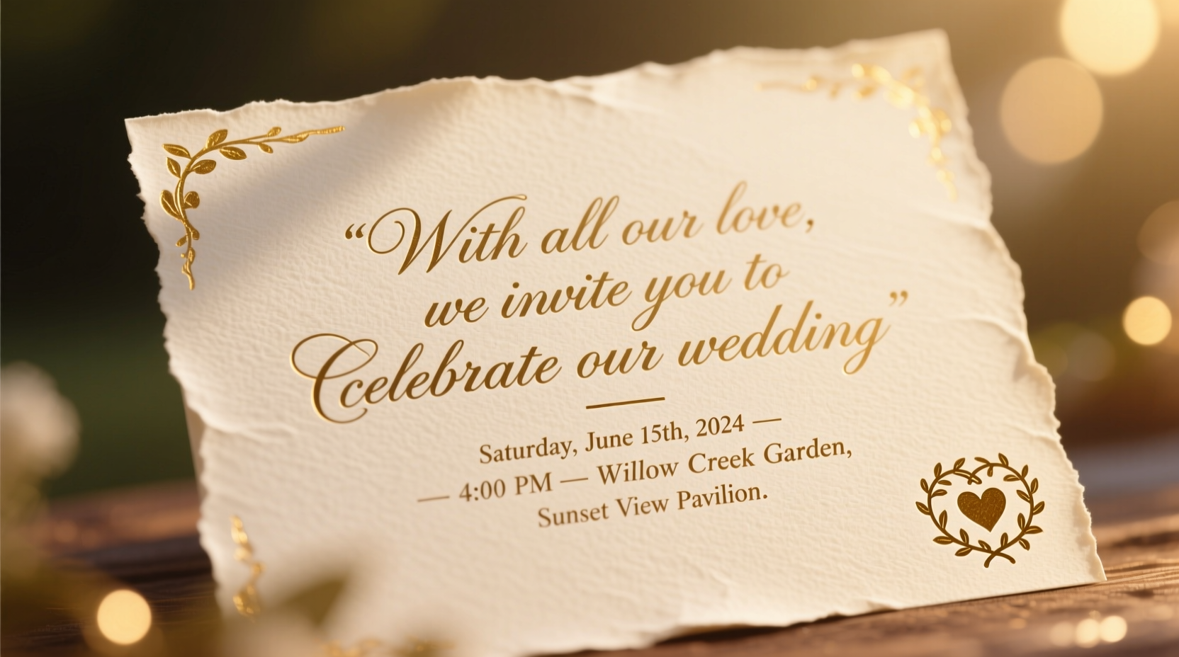 what to say on the wedding card