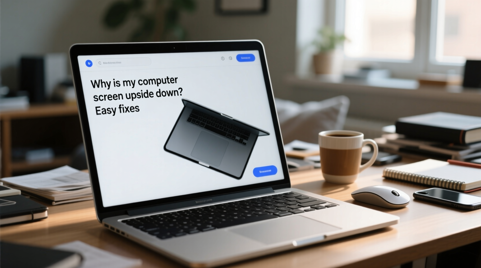 why is my computer screen upside down easy fixes